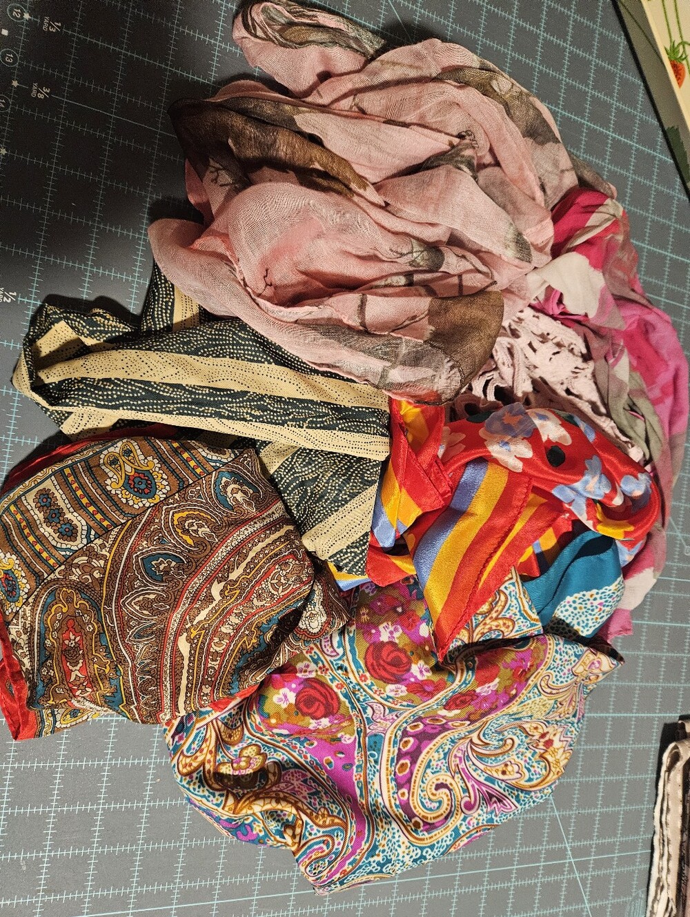 Assorted Women’s Fashion Scarves - Pink, Multicolor